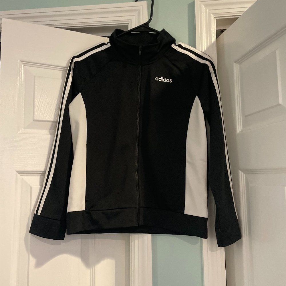 ADIDAS ZIP UP KIDS GIRLS LARGE 14